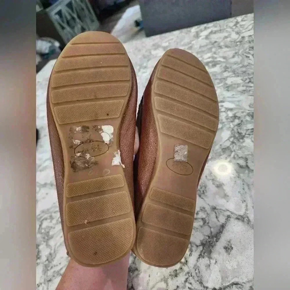 VINTAGE COACH BROWN PENNY LOAFERS FLATS SHOES PREPPY "OPAL" SZ 7 B - Picture 4 of 7